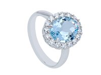 Anello Babila Milano Donna For Ever in Oro bianco Acquamarina 2.30 Ct 224450 - 224450